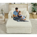 47.8 Chaise longue rembourrée surdimensionnée avec oreillers