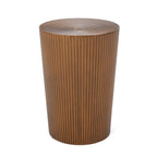 Lot de 2 tables d'appoint rondes Sunburst en fer – Style industriel bohème