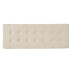 Banc Ottoman de Rangement en Tissu capitonné style Mission pour Salon Chambre à Coucher