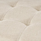 Banc Ottoman de Rangement en Tissu capitonné style Mission pour Salon Chambre à Coucher