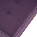 Banc Ottoman de Rangement en Tissu capitonné style Mission pour Salon Chambre à Coucher
