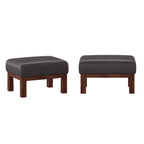 Pouffe en bois de style Mission Sigulda