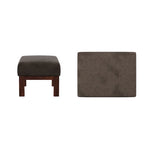 Pouffe en bois de style Mission Sigulda