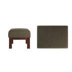Pouffe en bois de style Mission Sigulda