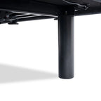 Sommier réglable anti-douleur, électrique avec massage de tête et de pieds inclinable à 3 vitesses, télécommande sans fil, chargeur ports USB