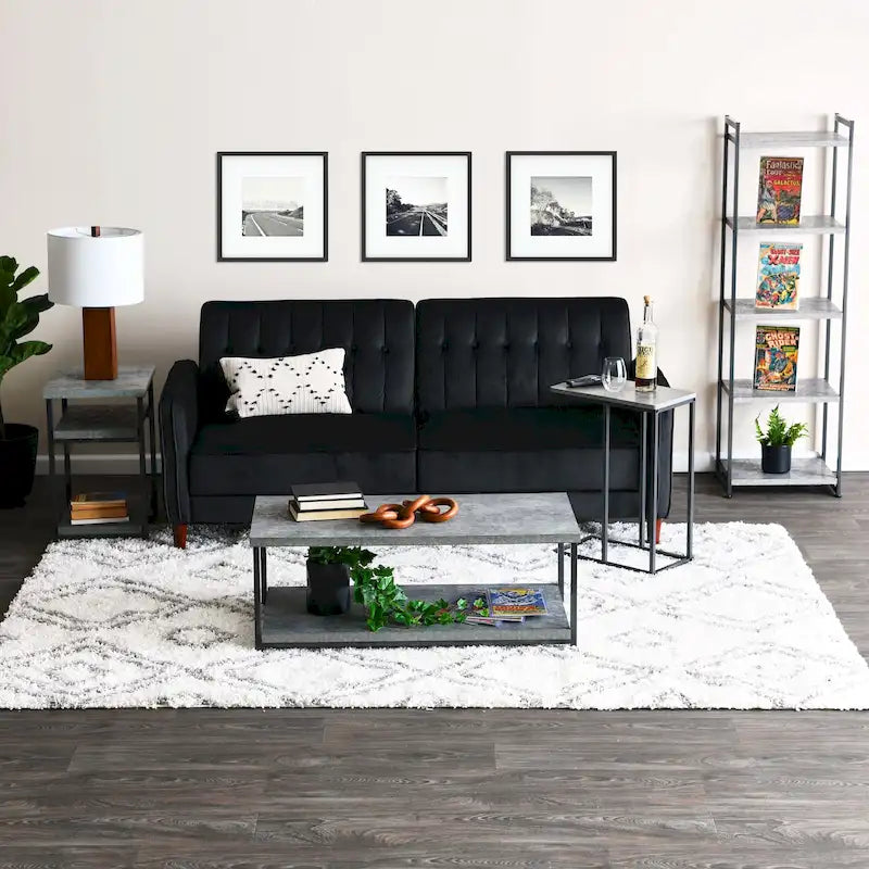 Table d'appoint en C Household Essentials