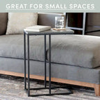 Table d'appoint en C Household Essentials