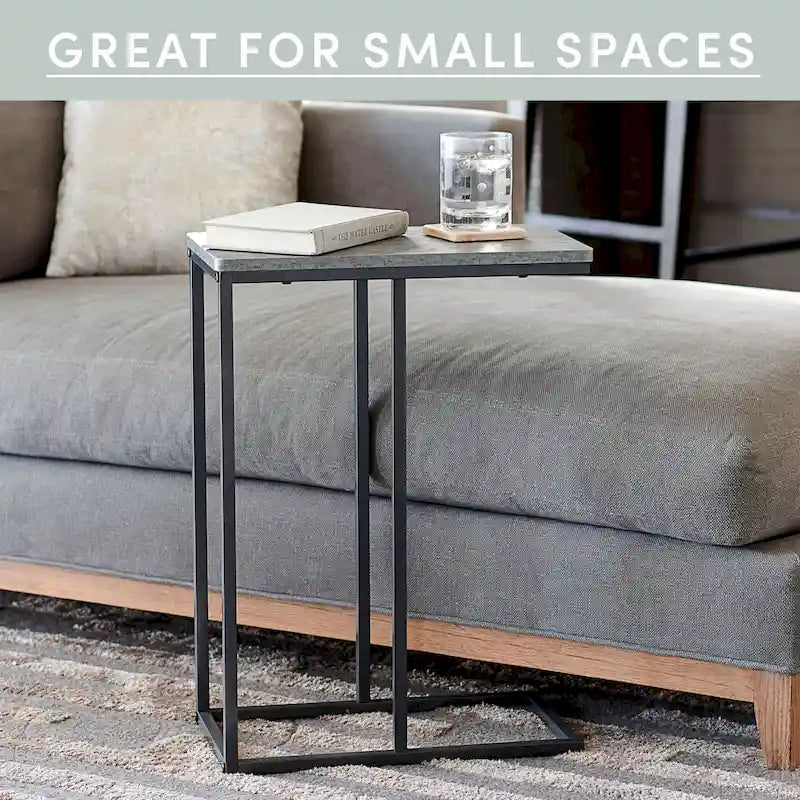 Table d'appoint en C Household Essentials