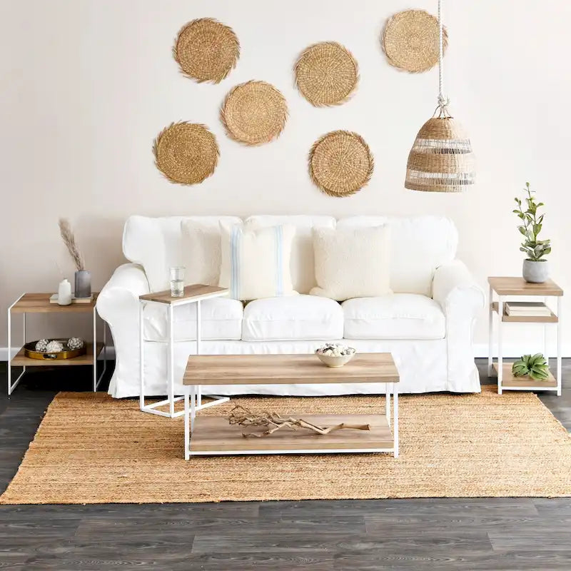 Table d'appoint en C Household Essentials