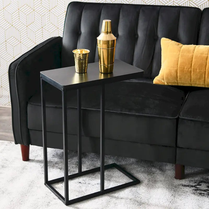 Table d'appoint en C Household Essentials