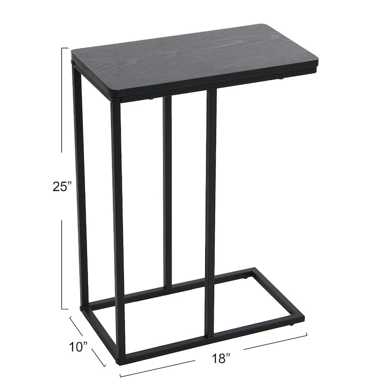 Table d'appoint en C Household Essentials