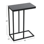 Table d'appoint en C Household Essentials