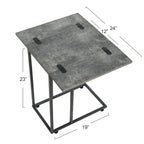 Table d'appoint en C Household Essentials