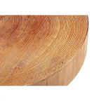 Ensemble de 2 tables basses rustiques avec étagère pour salon