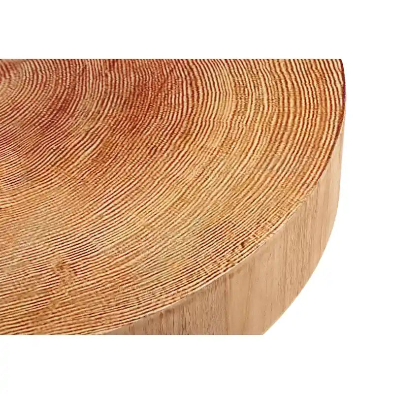 Ensemble de 2 tables basses rustiques avec étagère pour salon