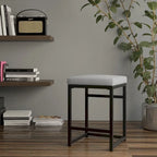 Tabouret de comptoir en métal sans dossier Hauteur 61 cm pour îlot de cuisine de bar