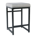 Tabouret de comptoir en métal sans dossier Hauteur 61 cm pour îlot de cuisine de bar