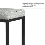 Tabouret de comptoir en métal sans dossier Hauteur 61 cm pour îlot de cuisine de bar