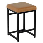 Tabouret de comptoir en métal sans dossier Hauteur 61 cm pour îlot de cuisine de bar