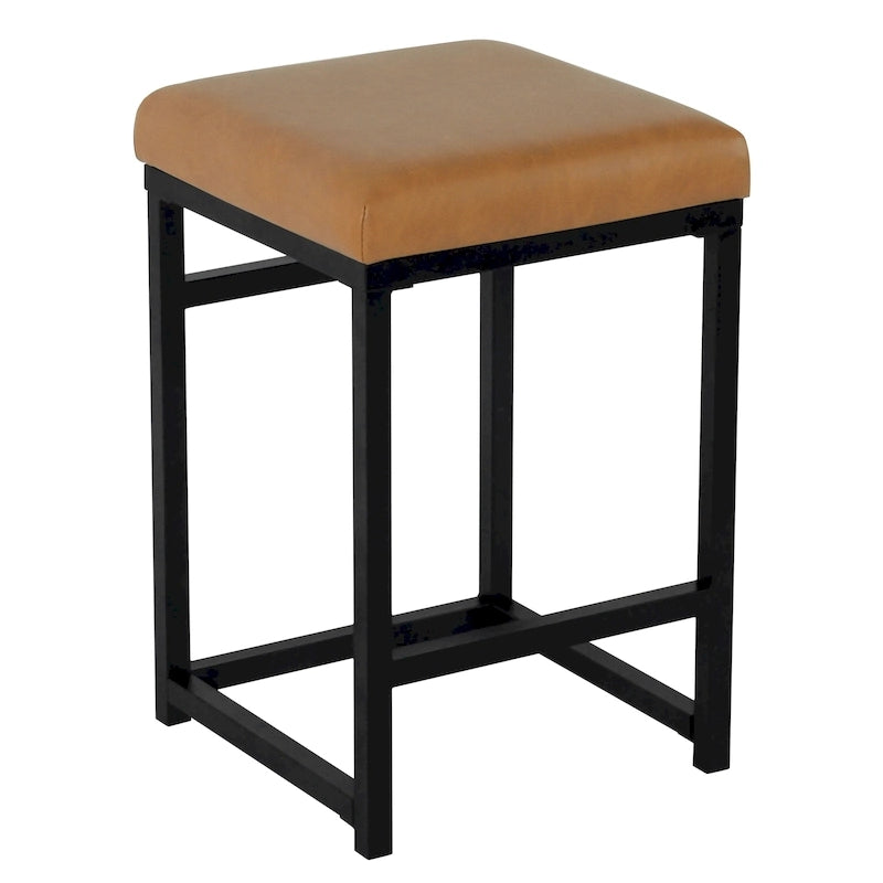 Tabouret de comptoir en métal sans dossier Hauteur 61 cm pour îlot de cuisine de bar