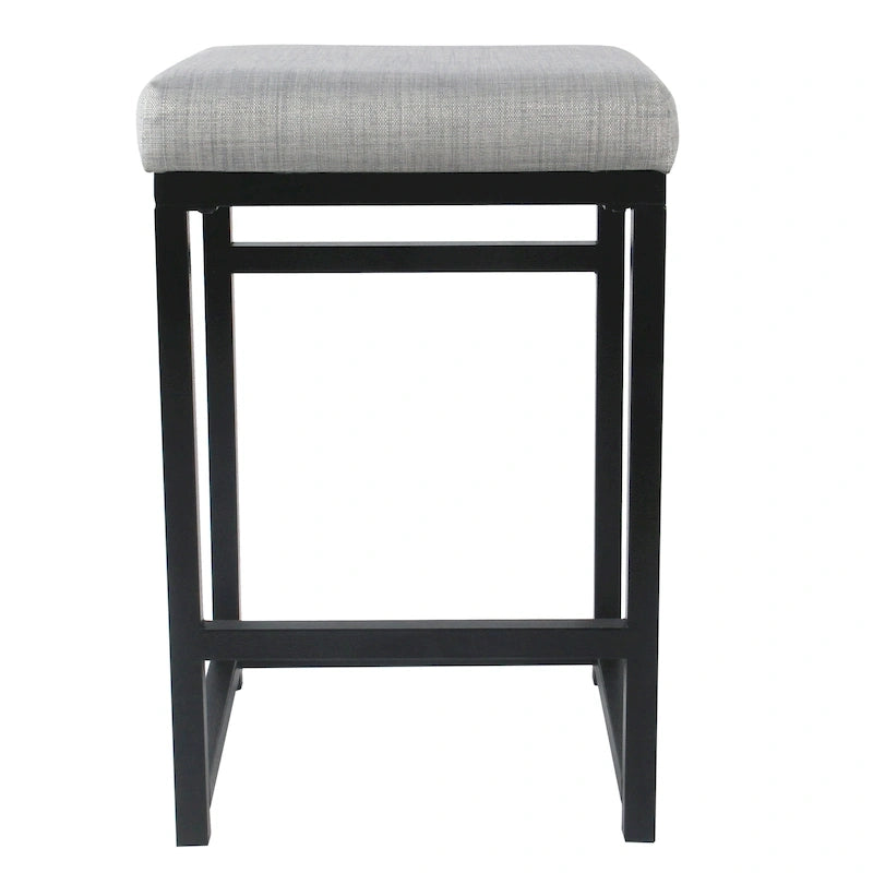 Tabouret de comptoir en métal sans dossier Hauteur 61 cm pour îlot de cuisine de bar