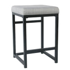 Tabouret de comptoir en métal sans dossier Hauteur 61 cm pour îlot de cuisine de bar
