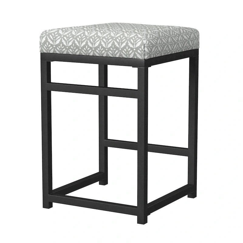Tabouret de comptoir en métal sans dossier Hauteur 61 cm pour îlot de cuisine de bar