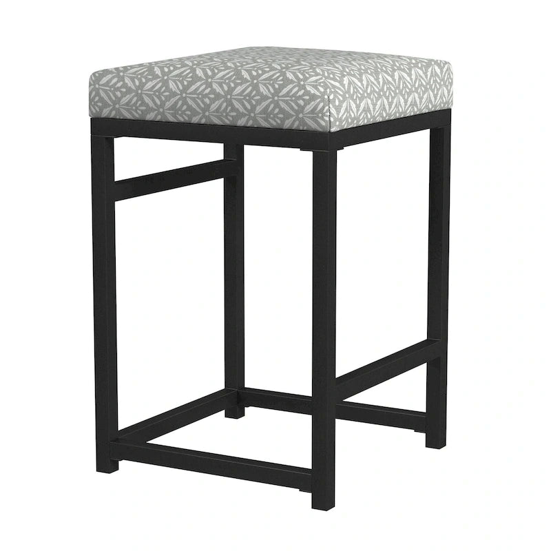 Tabouret de comptoir en métal sans dossier Hauteur 61 cm pour îlot de cuisine de bar