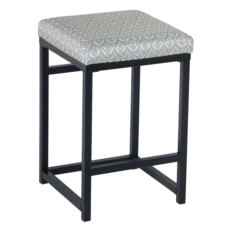 Tabouret de comptoir en métal sans dossier Hauteur 61 cm pour îlot de cuisine de bar
