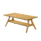 Table basse en bois Mid-Century Modern Arona avec étagère de Roundhill Furniture