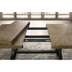 Ensemble de salle à manger 9 pièces avec table à rallonge amovible Birmingham de Roundhill Furniture