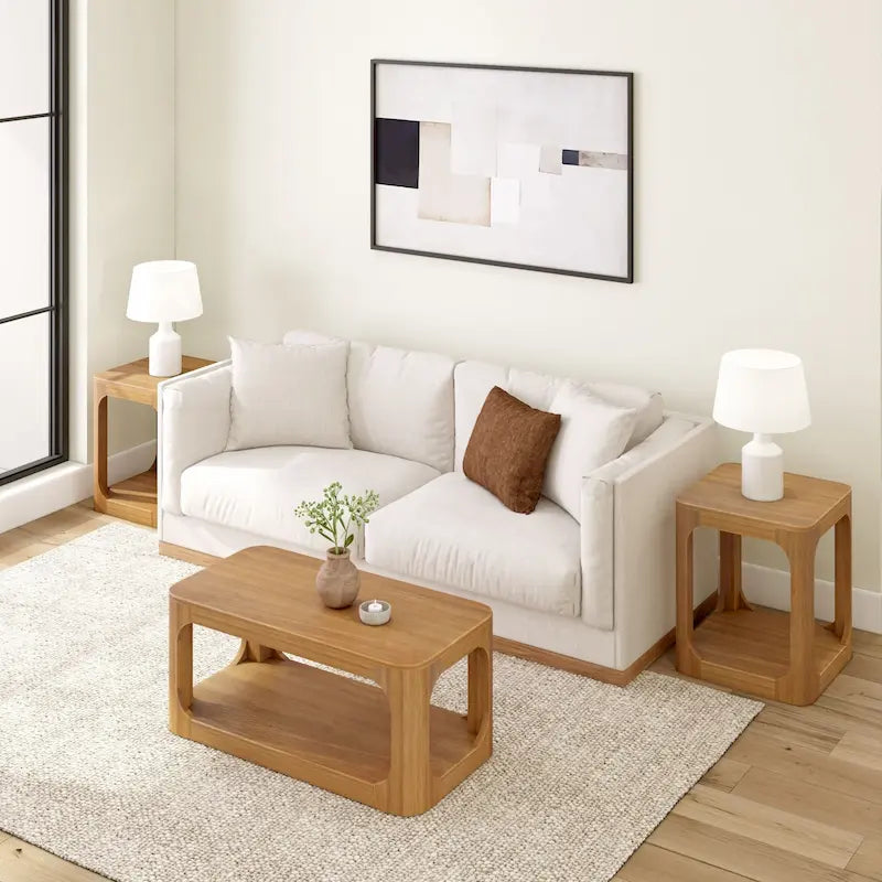 Table basse Forma en planches et poutres - 40