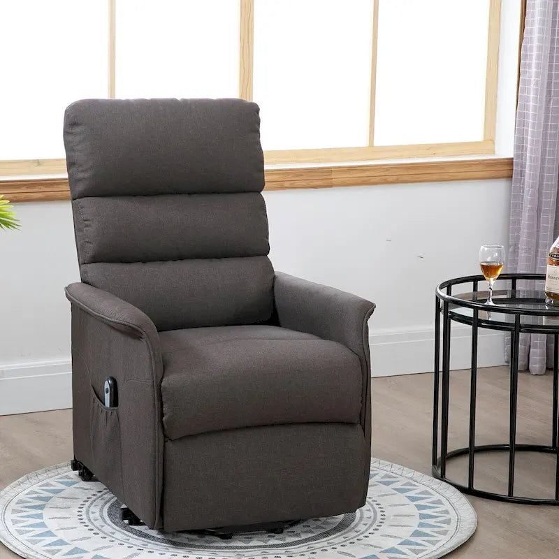 Fauteuil inclinable releveur électrique avec télécommande pour personnes âgées