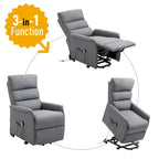 Fauteuil inclinable releveur électrique avec télécommande pour personnes âgées