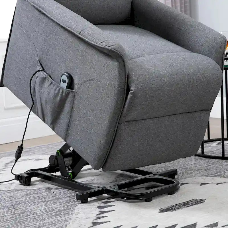 Fauteuil inclinable releveur électrique avec télécommande pour personnes âgées