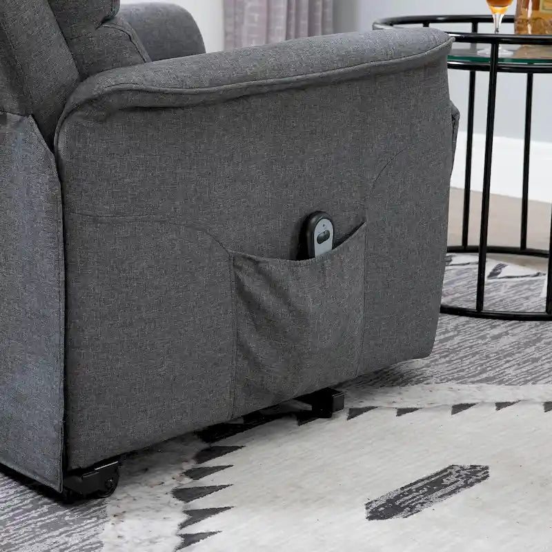 Fauteuil inclinable releveur électrique avec télécommande pour personnes âgées