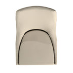 Lot de 2 chaises de salle à manger tapissées à dossier incurvé de style Mid-Century Modern