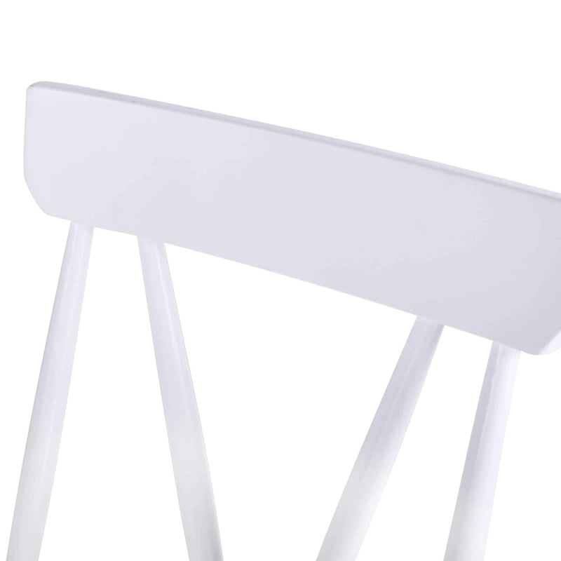 Chaises de salle à manger larges en bois Windsor 17.4