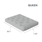 Matelas de futon Loosh Home 8 po en mousse mémoire de forme en gel, grand format