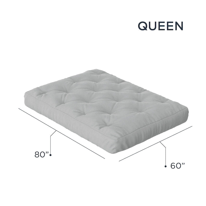 Matelas de futon Loosh Home 8 po en mousse mémoire de forme en gel, grand format
