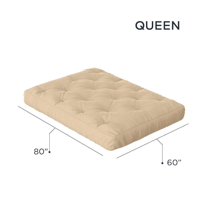 Matelas de futon Loosh Home 8 po en mousse mémoire de forme en gel, grand format