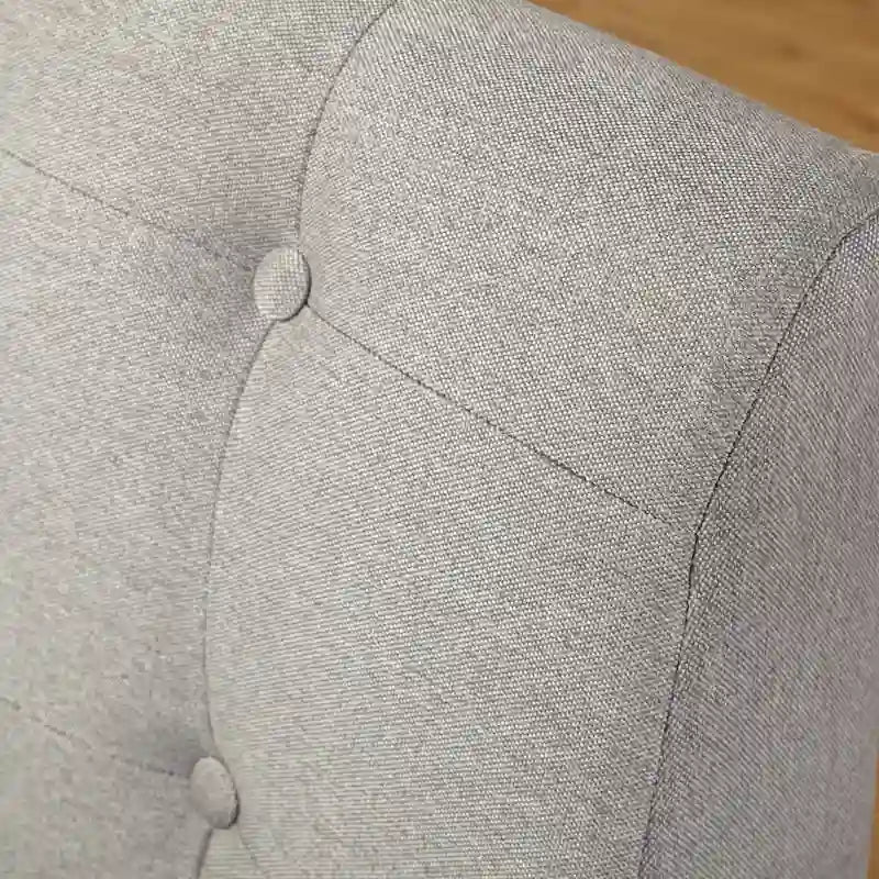Fauteuil d'appoint moderne sans accoudoirs, en tissu, pour salon