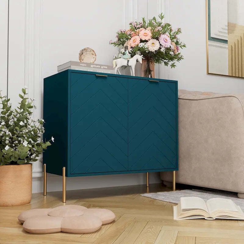 Buffet d'appoint média à 2 portes Clihome