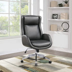 Fauteuil de bureau de direction en similicuir avec hauteur et accoudoirs réglables