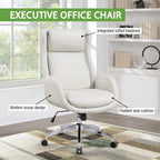 Fauteuil de bureau de direction en similicuir avec hauteur et accoudoirs réglables