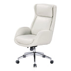 Fauteuil de bureau de direction en similicuir avec hauteur et accoudoirs réglables
