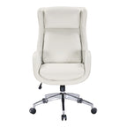 Fauteuil de bureau de direction en similicuir avec hauteur et accoudoirs réglables