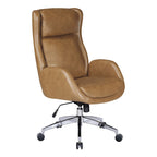 Fauteuil de bureau de direction en similicuir avec hauteur et accoudoirs réglables