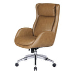 Fauteuil de bureau de direction en similicuir avec hauteur et accoudoirs réglables