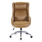Fauteuil de bureau de direction en similicuir avec hauteur et accoudoirs réglables